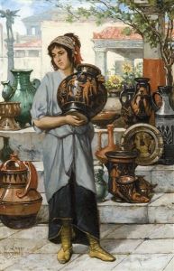 La Jeune Vendeuse De Ceramiques Grecques La Jeune Vendeuse De Ceramiques Grecques