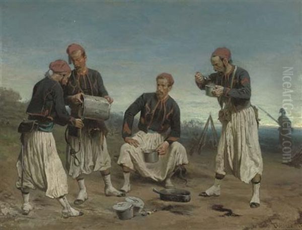 Welcome Refreshment At The Zouave Encampment - view 1
