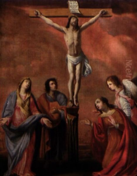 La Crucifixion Avec La Vierge Marie, Saint Jean Et Marie Madeleine - view 1