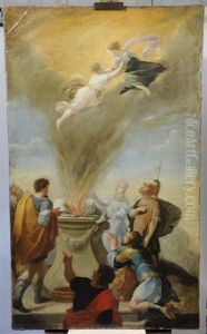 Scene De Sacrifice by Laurent de (LaHyre) LaHire