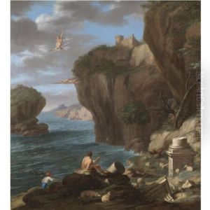 The Fall Of Icarus by Laurent de (LaHyre) LaHire