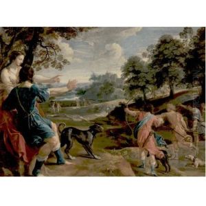 Diana At The Hunt by Laurent de (LaHyre) LaHire