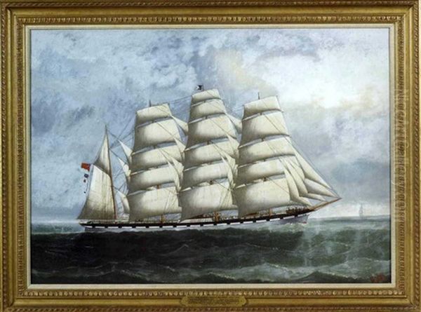 The British Four-masted Barque "wanderer" - view 1