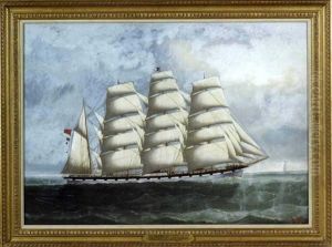The British Four-masted Barque "wanderer" The British Four-masted Barque "wanderer"