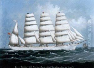 Portrait Of The British Barque "daylight" In Chinese Waters Portrait Of The British Barque "daylight" In Chinese Waters