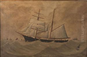 Pair Of Ship Paintings by George Laidman
