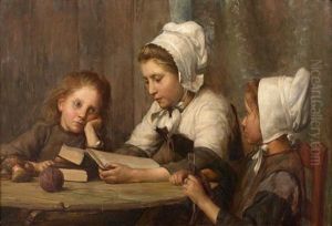L'education Des Jeunes Filles, 1906 by Victor Laine