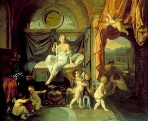 Herse, Merkur Und Aglauros by Gerard de Lairesse