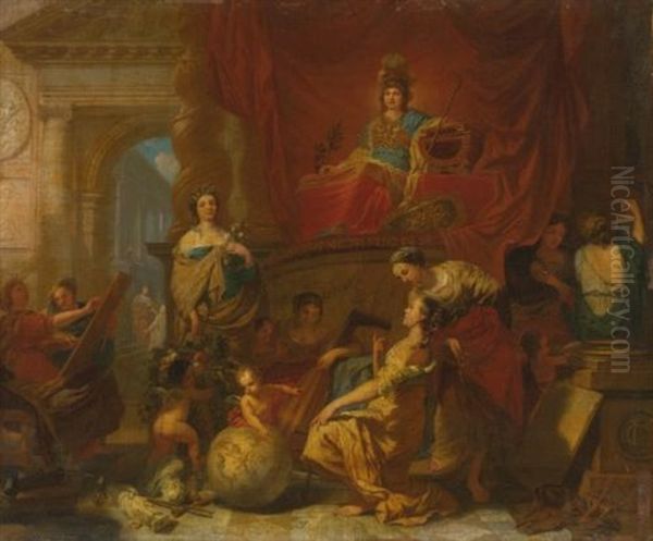 Allegory Of Wisdom Fostering The Arts And Sciences - view 1