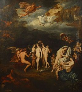 Het Oordeel Van Paris by Gerard de Lairesse