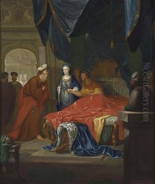 Seleucus Offering His Wife Stratonice To Antiochus - view 1
