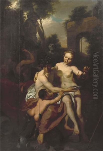 Bacchus And Menade With A Young Faun - view 1