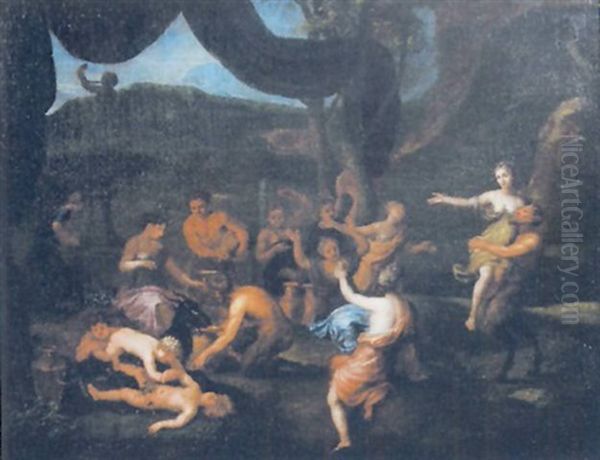 Scene De Bacchanales Et De Satyres - view 1