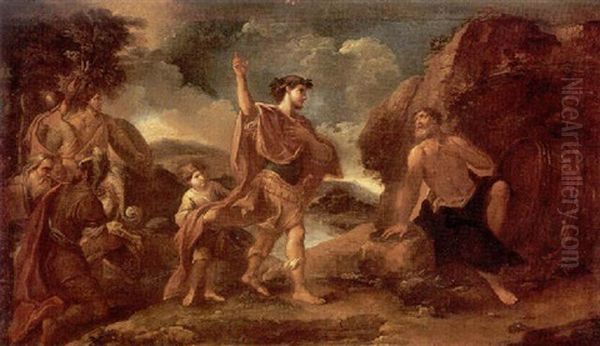 Alexander The Great Visiting The Philosopher Diogenes - view 1
