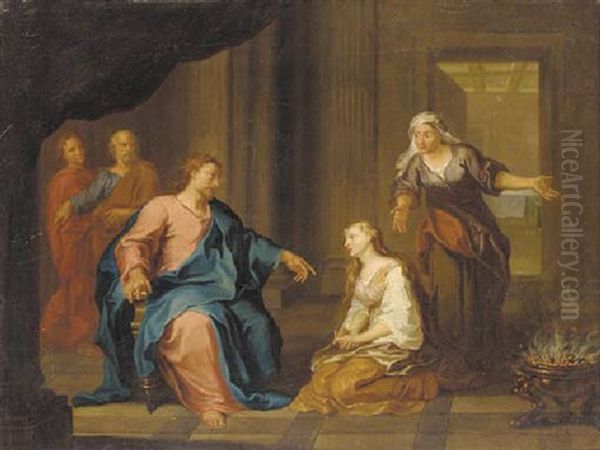 Christ In The House Of Martha And Mary - view 1