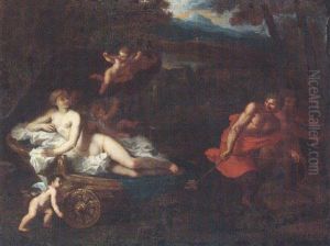 Venus In Her Chariot Drawn By Satyrs