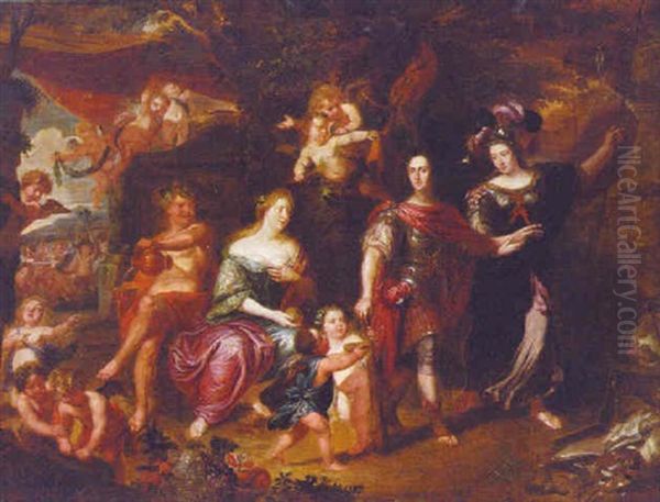 An Allegory Of Fortitude Triumphing Over Avarice - view 1