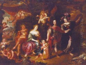 An Allegory Of Fortitude Triumphing Over Avarice by Gerard de Lairesse