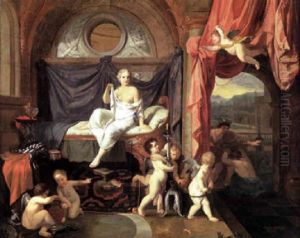 Szene Aus Der Geschichte Des Merkur Und Der Herse, Die Ovid In Den Metamorphosen Uberliefert
