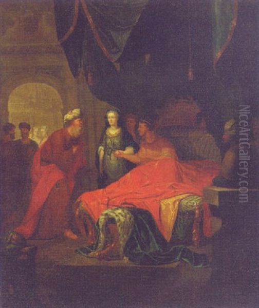 Seleucus Ceding His Wife Stratonice To Antiochus - view 1