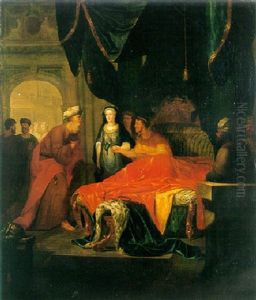 Seleucus Ceding His Wife Statonice To Antiochus
