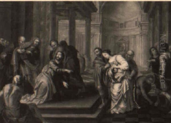 Christ And The Woman Taken Into Adultery - view 1