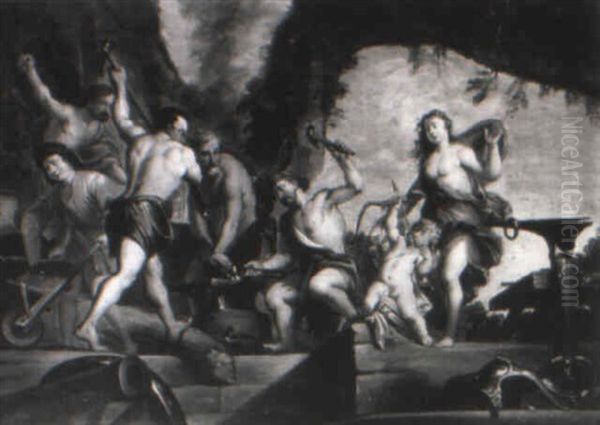 Venus At The Forge Of Vulcan - view 1