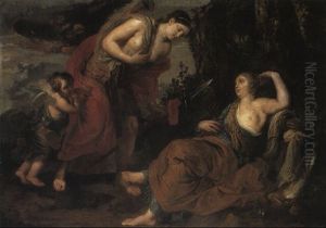 Jupiter In The Guise Of Diana Approaching Callisto by Gerard de Lairesse