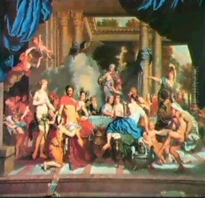 The Marriage Feast Of Peleus Thetis by Gerard de Lairesse