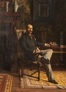 Portrait Of Gentleman With Cigar