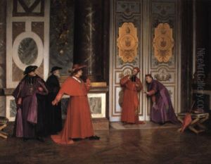 Eavesdropping by Henri Adolphe Laissement