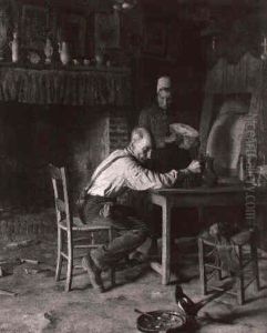 Interieur Paysan by Henri Adolphe Laissement