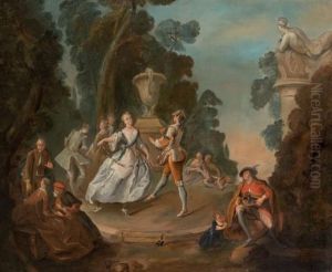 Danse Dans Un Parc by Jacques de Lajoue
