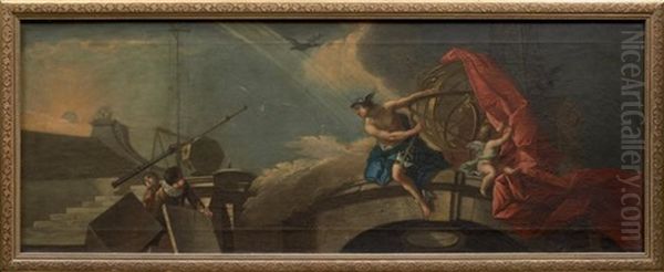 Allegorie De L'astronomie - Allegorie De L'histoire (pair) - view 1