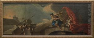 Allegorie De L'astronomie - Allegorie De L'histoire (pair)