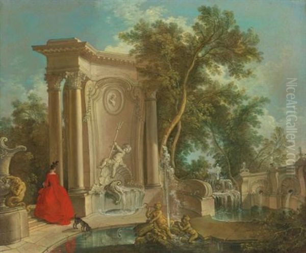 Garden View With Fountains - view 1