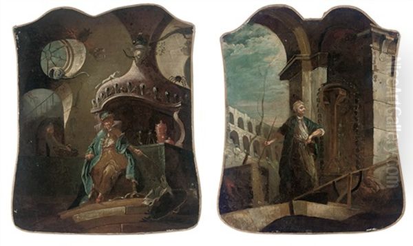 An Allegory Of Pharmacy (+ The Forces Of Nature; Pair) - view 1