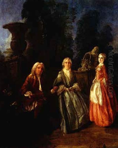 Portrait De Famille Dans Un Parc - view 1