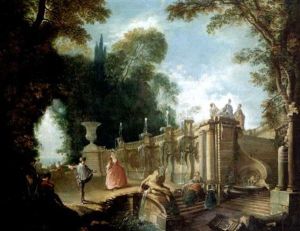 Le Danse Dans Le Parc Dit Aussi L'escalier De Pierre