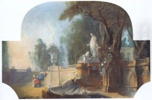 Le Printemps Ou La Terrasse by Jacques de Lajoue