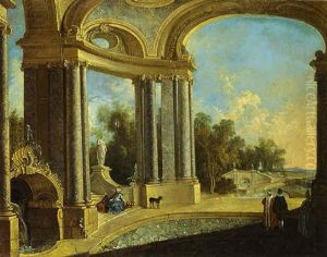 Salon De Marbre, Orne De Figures Turques by Jacques de Lajoue