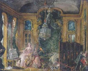 La Jeune Musicienne by Jacques de Lajoue