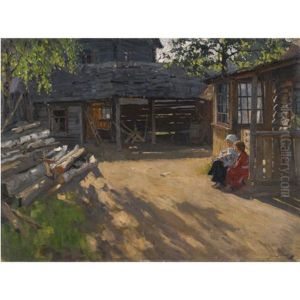 In The Sunshine by Arnold Borisovich Lakhovsky