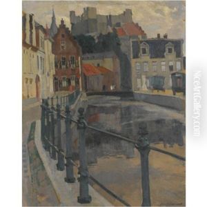 Canal In Ghent by Arnold Borisovich Lakhovsky