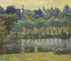 Summer Afternoon By The Lake by Arnold Borisovich Lakhovsky