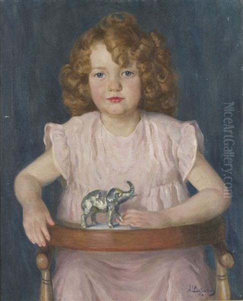 Girl With A Toy - view 1