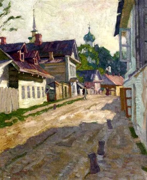 Street In The Town Of Pskov - view 1