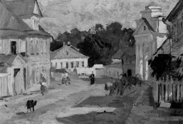 Russian Town Bathed In Sunlight - view 1