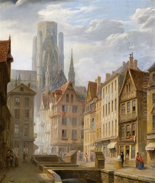 Cityscape Of Rouen - view 1
