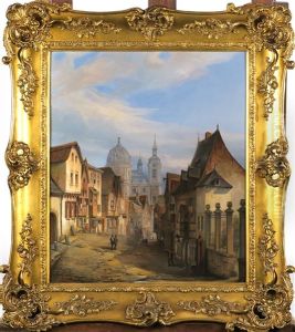 Vue De Ville by Henry Lallemand
